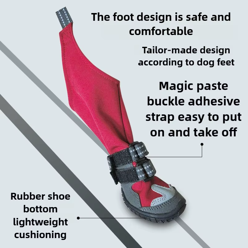 Cubrezapatos con terciopelo para perros