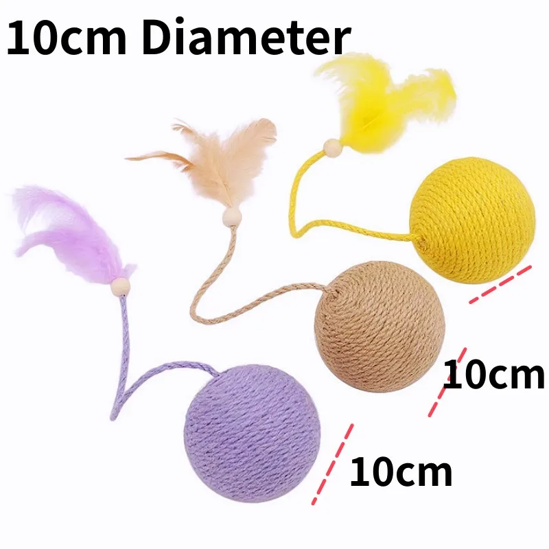 Bola de plumas colors para gatos