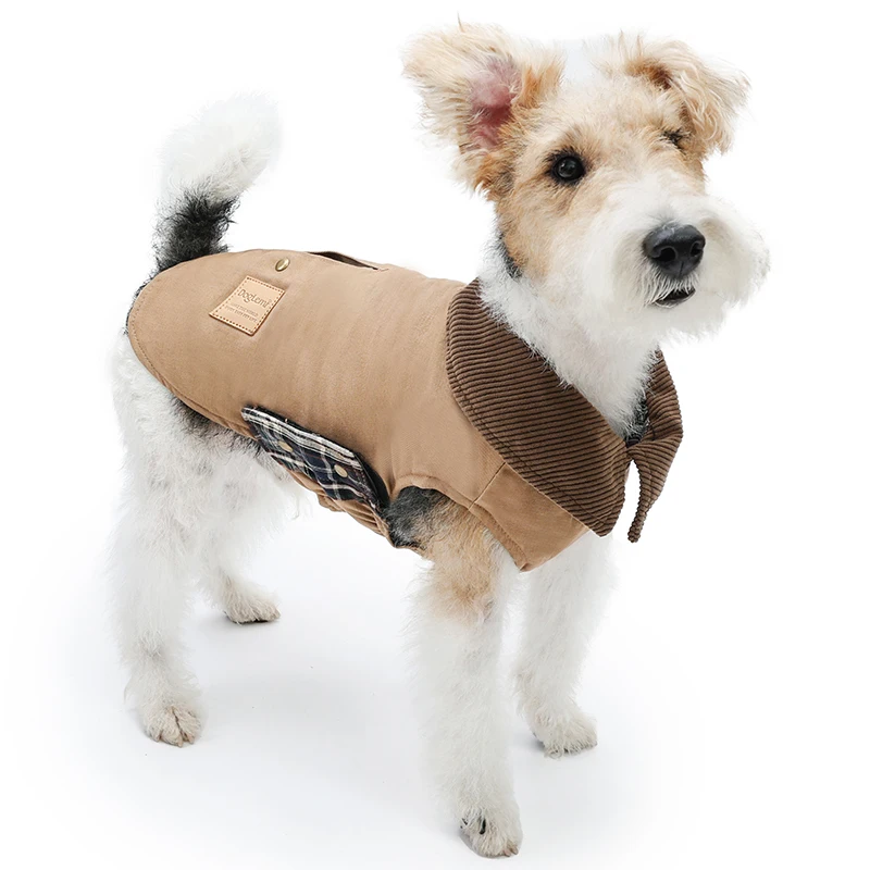Chaqueta impermeable para perros – Gabardina vintage otoño/primavera - imagen 2