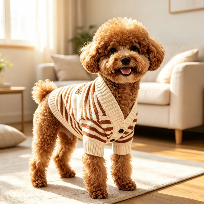 Jersey cálido de punto para gatos y perros – Suéter invierno - imagen 2