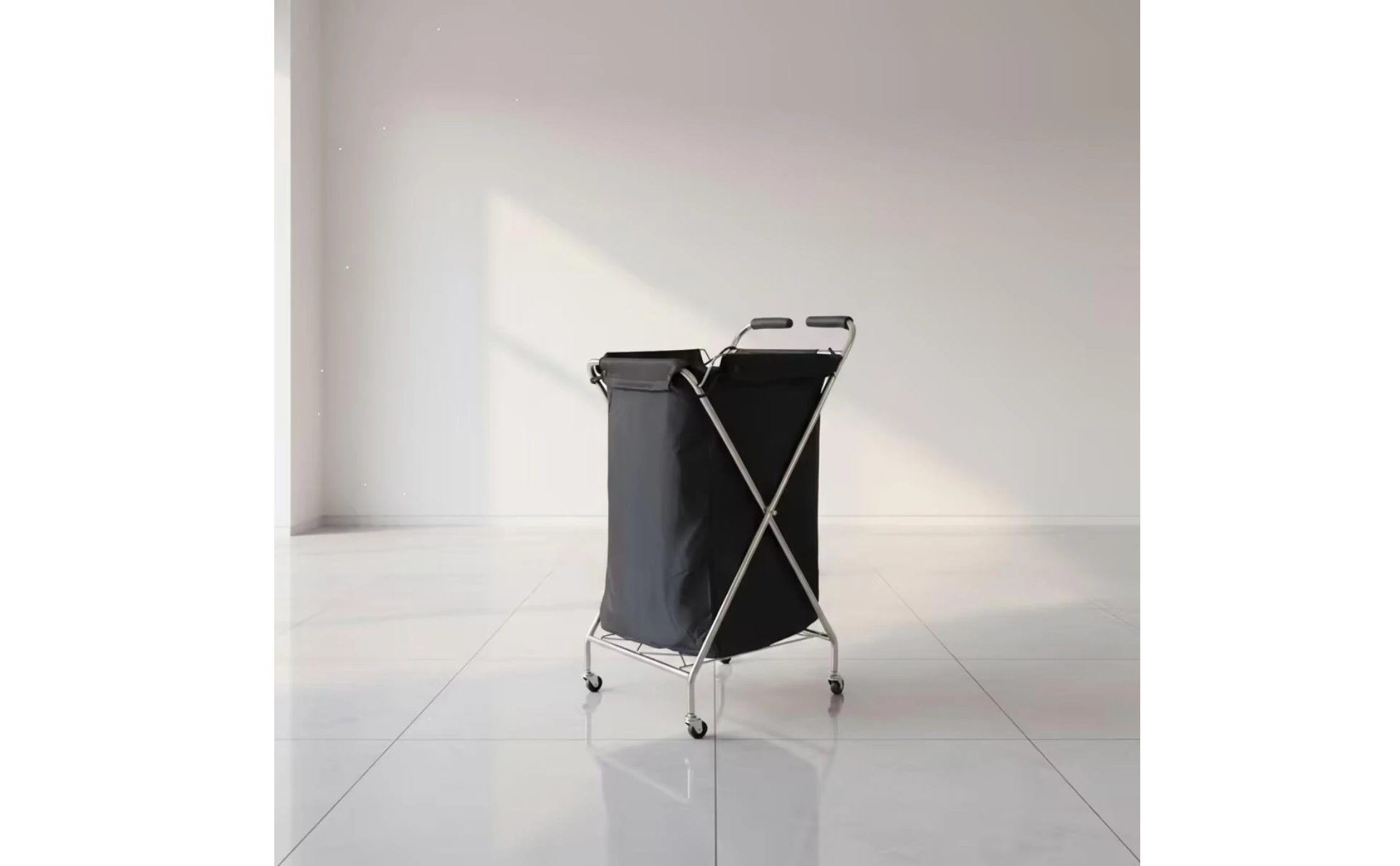 Contenedor textil desmontado para lavado