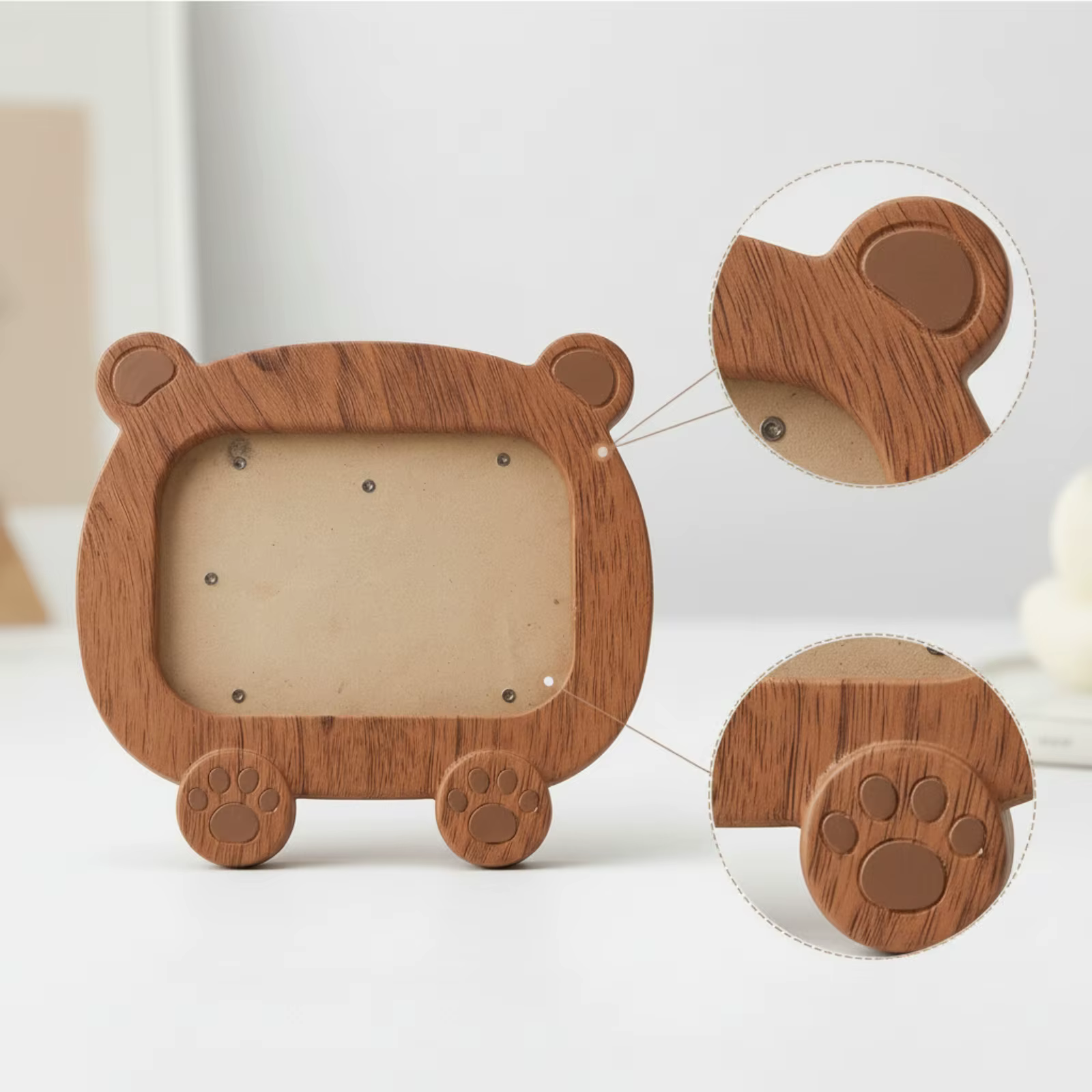 Marco de Fotos Decorativo Oso – Cuadro Infantil para Escritorio - imagen 2