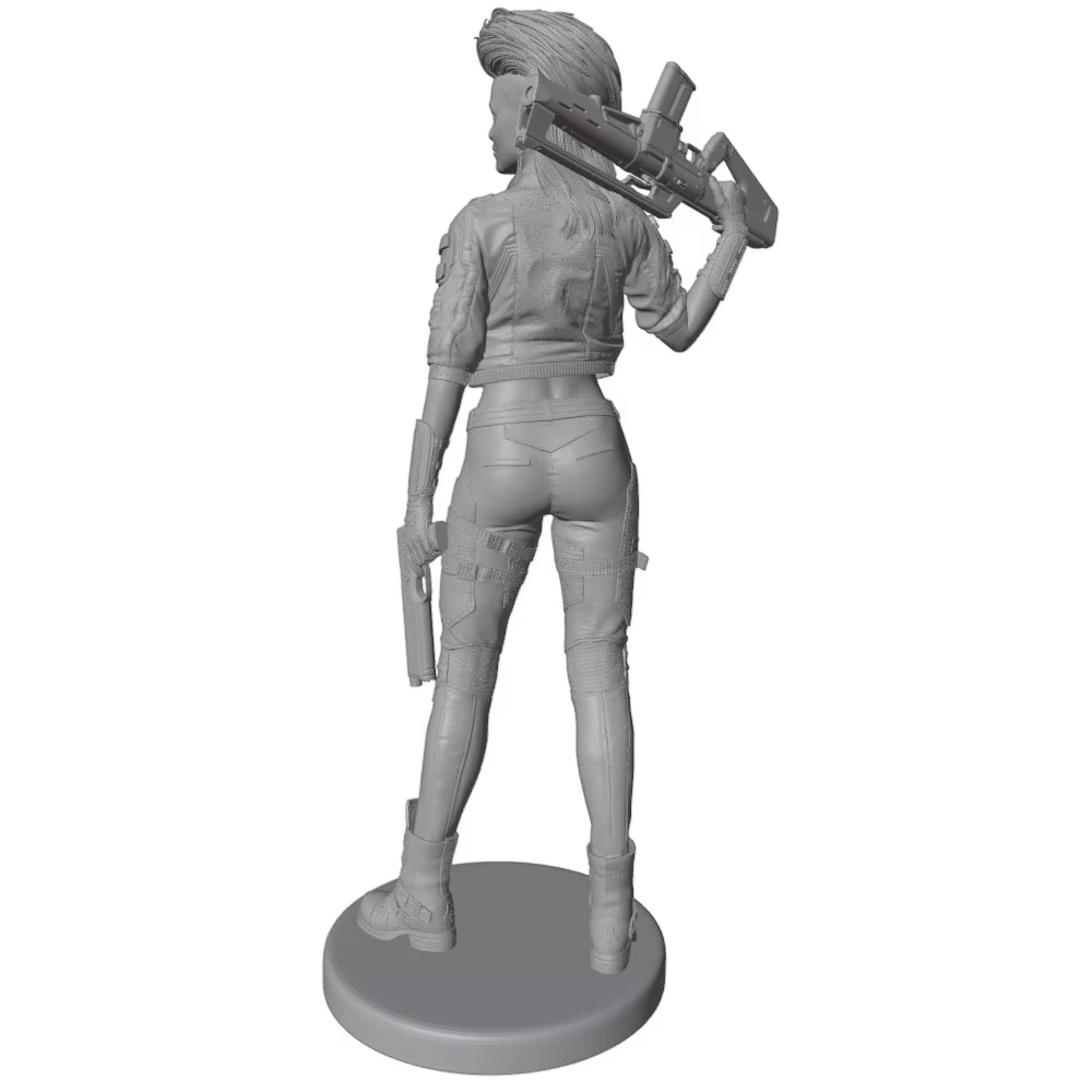 Kit figura resina gris para montar, juguete para gatos y perros - imagen 2