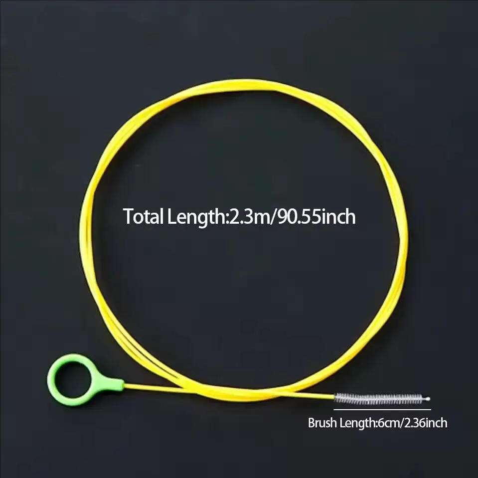 Cepillo desatascador en espiral para limpieza de drenajes - imagen 2