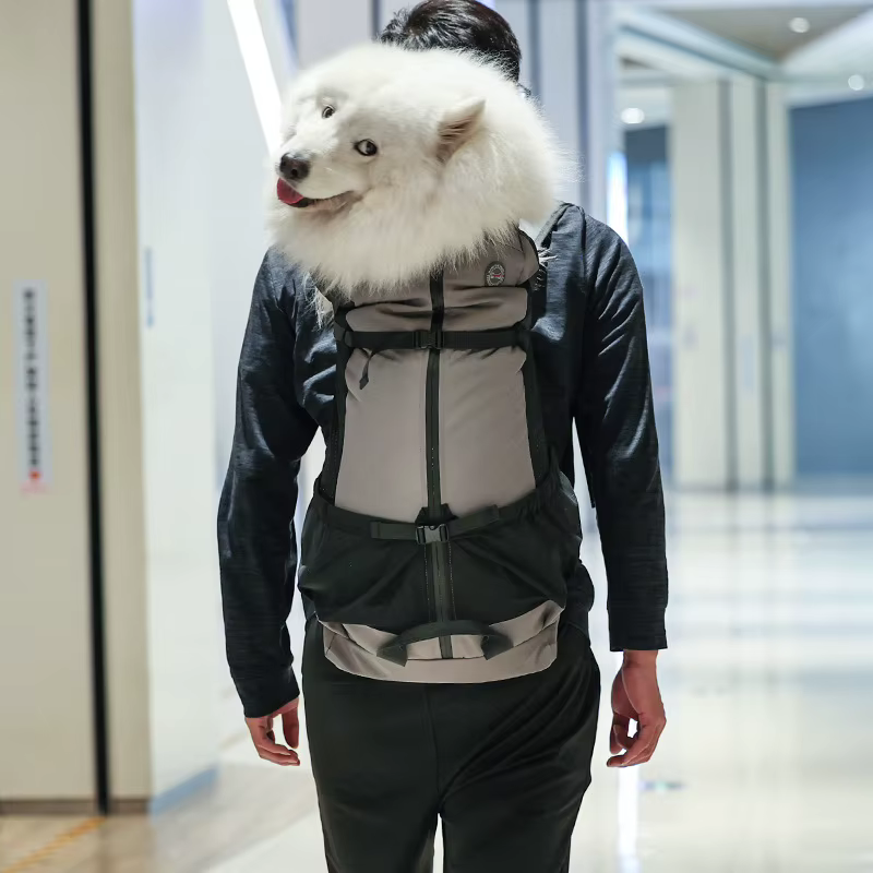 Mochila para perros grandes transpirable – Ajustable para senderismo y viajes - imagen 3