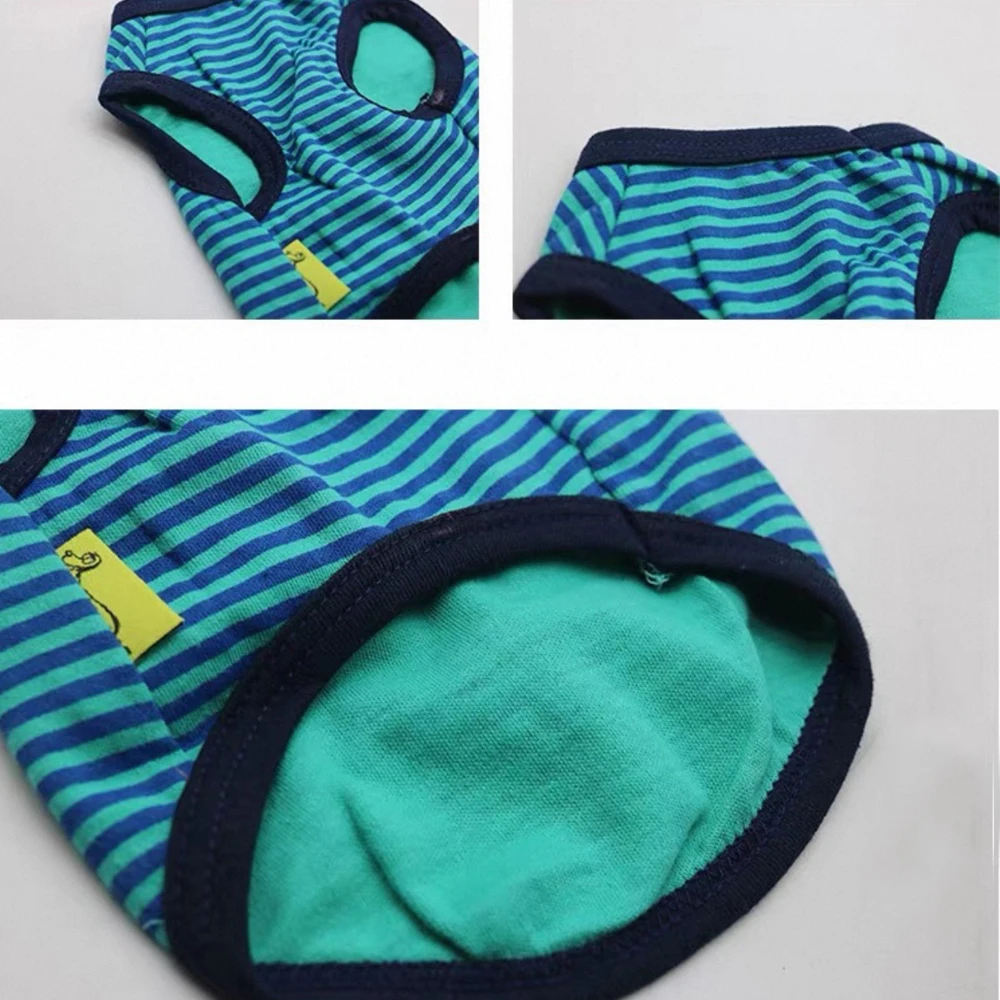 Camiseta a rayas azules para galgo italiano ABQP