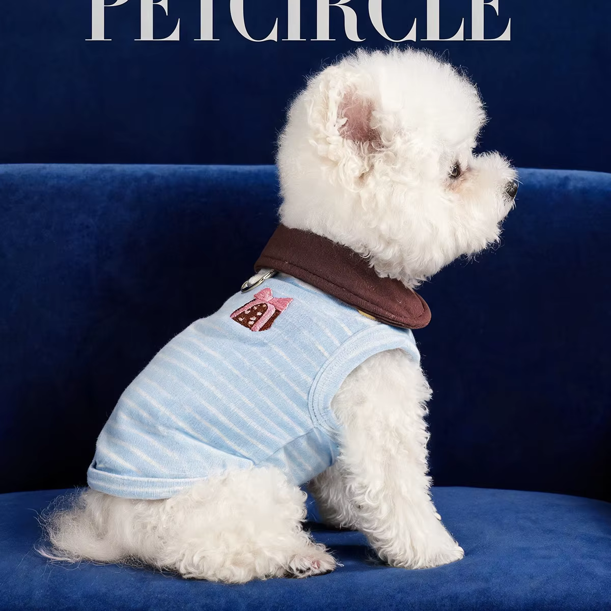 Chaleco a Rayas para Perros Pequeños – Camiseta Otoño e Invierno - imagen 4