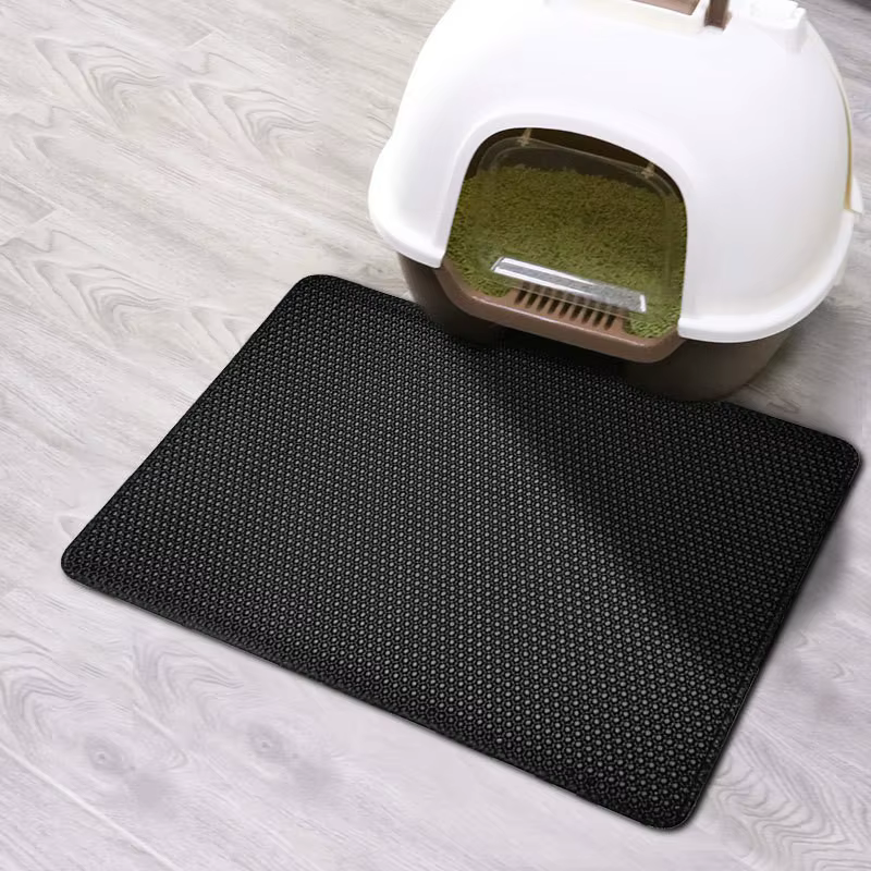 Tapete para arena de gatos con panal – Antisalpicaduras y lavable - imagen 3