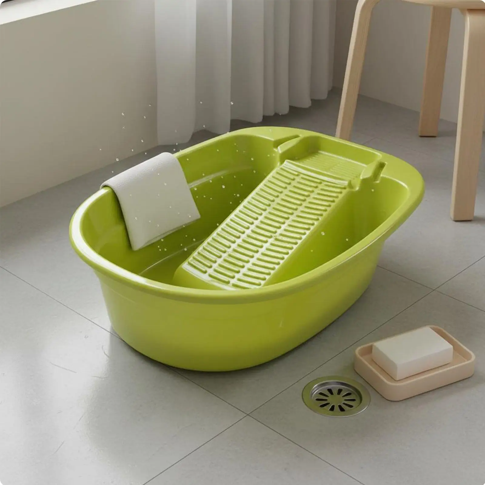 Bañera lavadora para gatos y perros con base antideslizante - imagen 5
