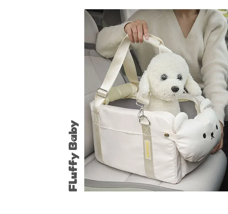 Costuras reforzadas de la bolsa de transporte para mascotas