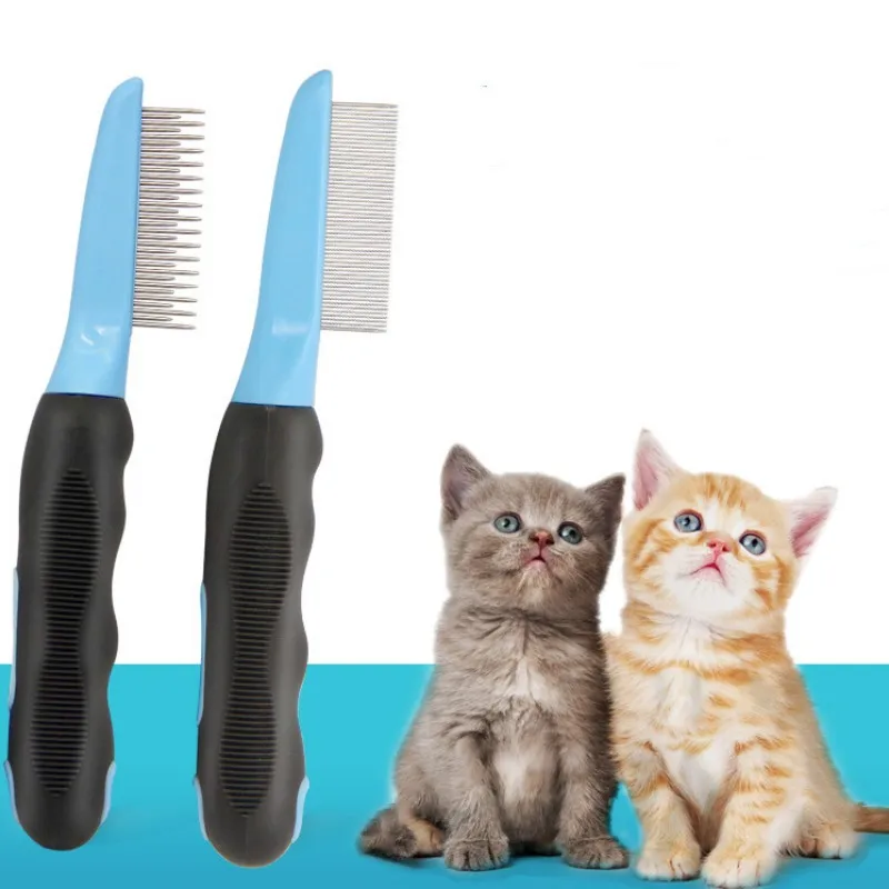 Peine de acero inoxidable para gatos