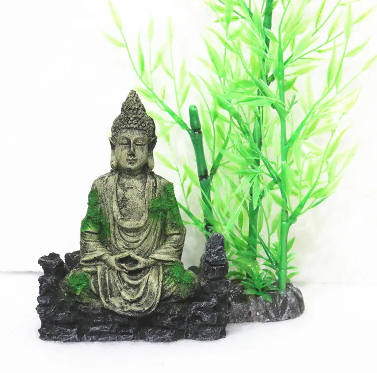 Estatua de Buda decorativa para acuario