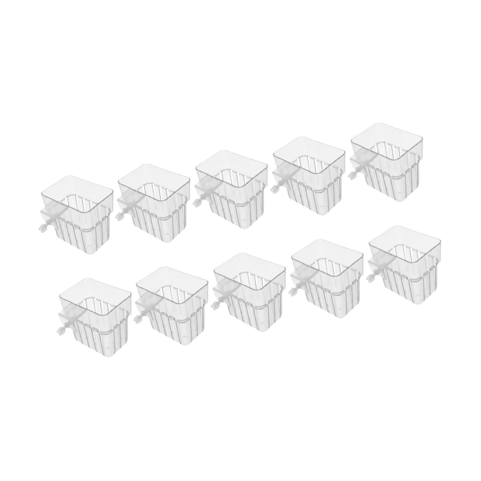 Soporte para plantas de acuario con vasos transparentes seguros - imagen 3