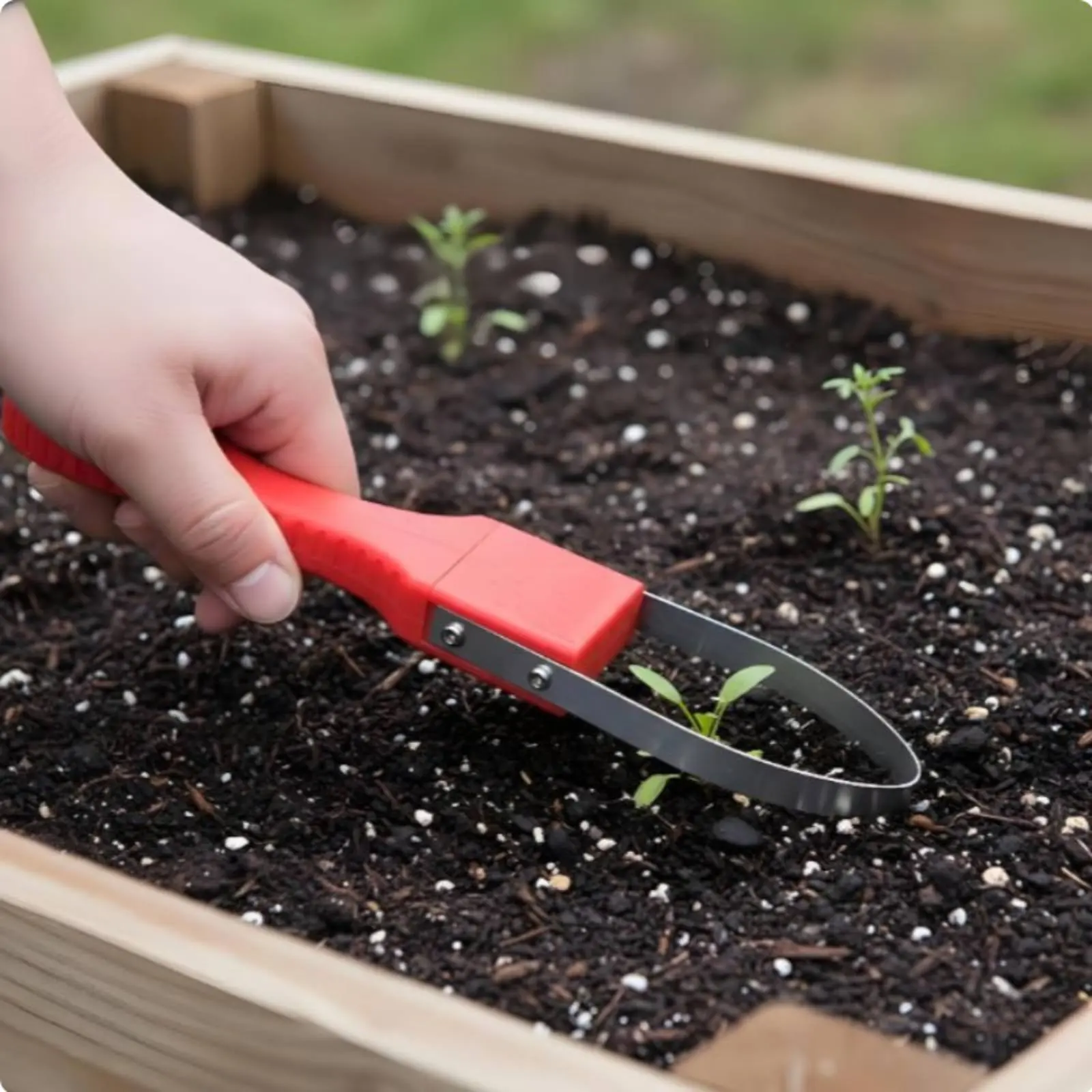 Desmalezador manual portátil con mango ergonómico para jardín - imagen 3
