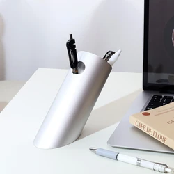 Portalápices aluminio minimalista nórdico organizador escritorio