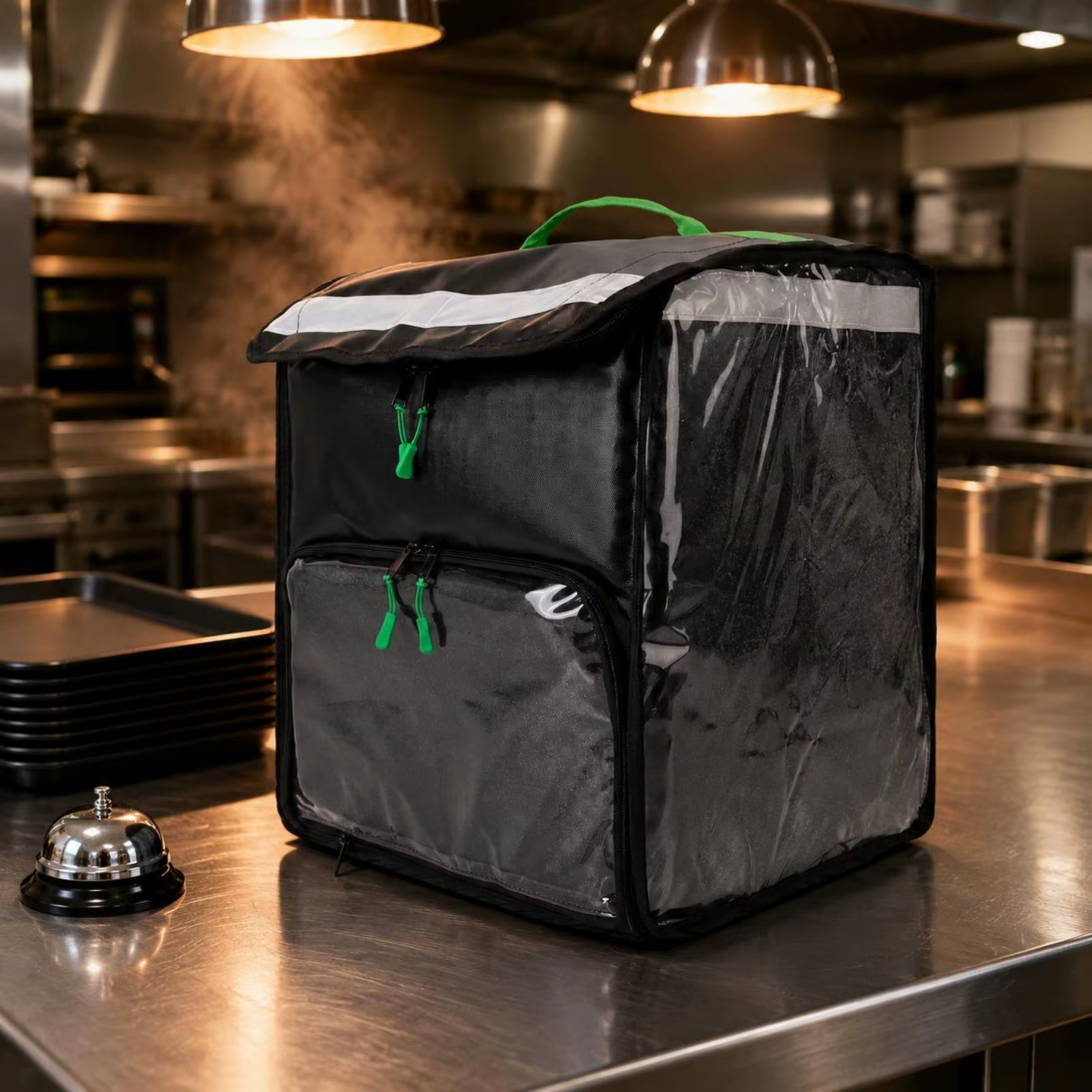Mochila Térmica de Entrega de Alimentos con Divisor Extraíble - imagen 3