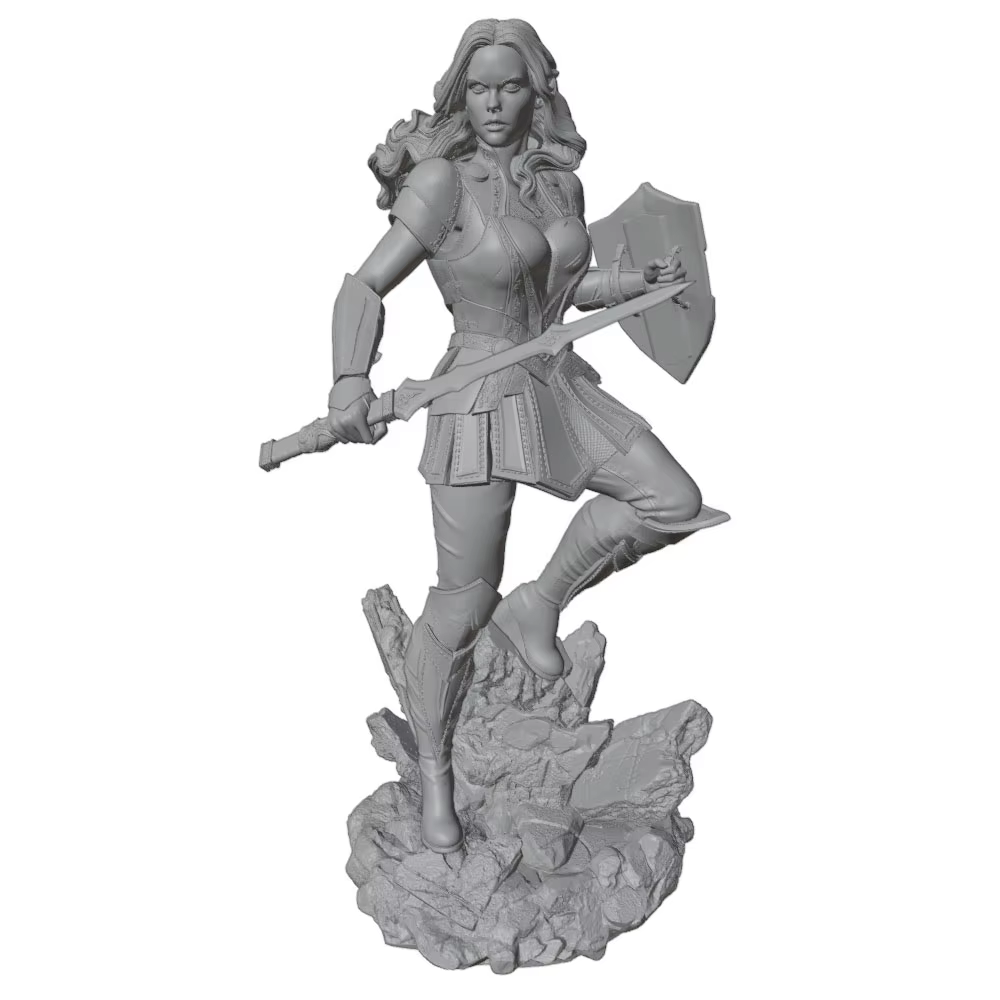 Figura de película en resina para pintar – Kit DIY