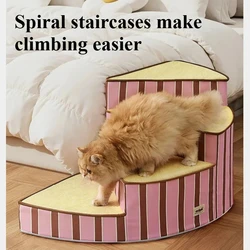 Rampa en espiral antideslizante para perros y gatos – Escalones