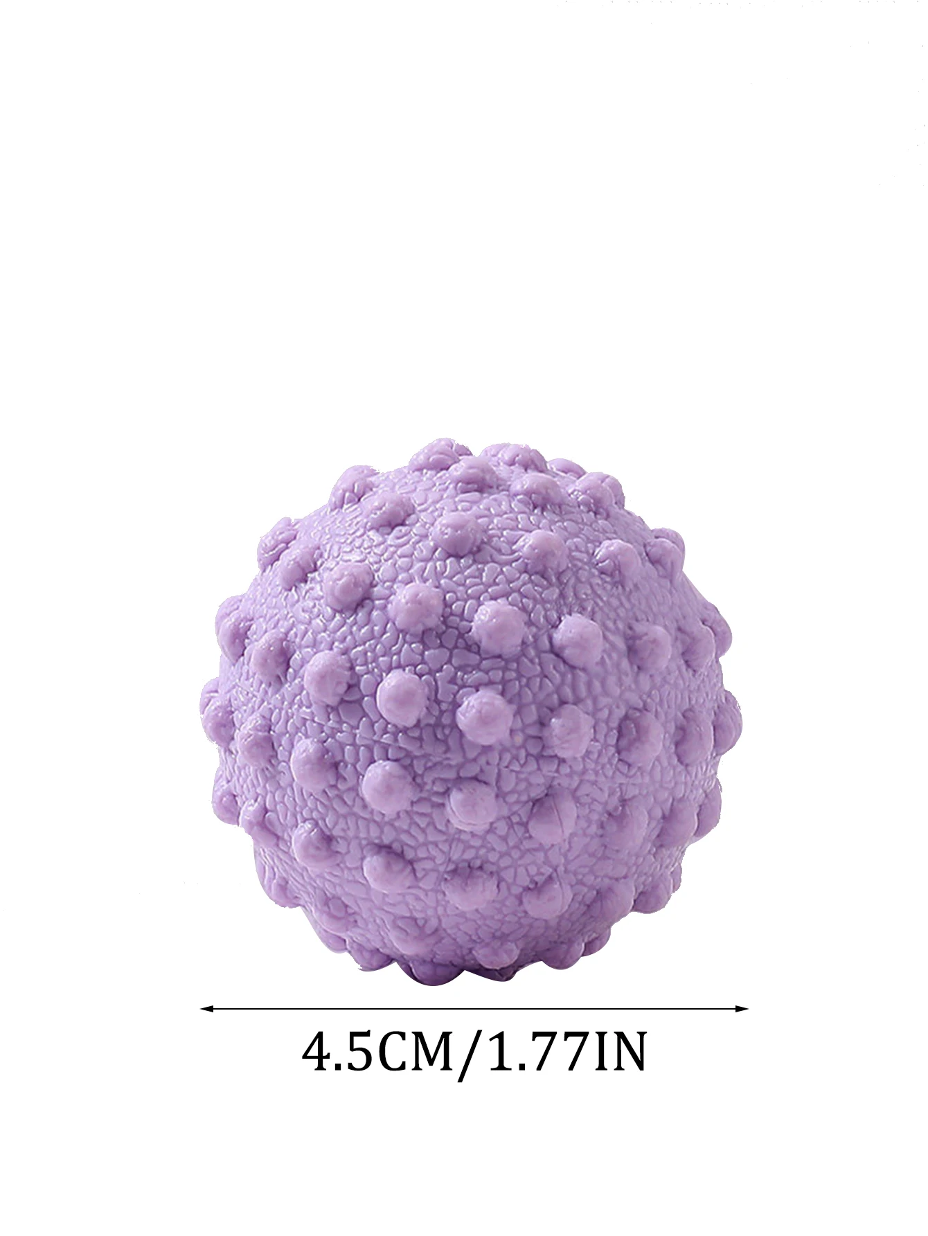 Bola de masaje en uso sobre cintura