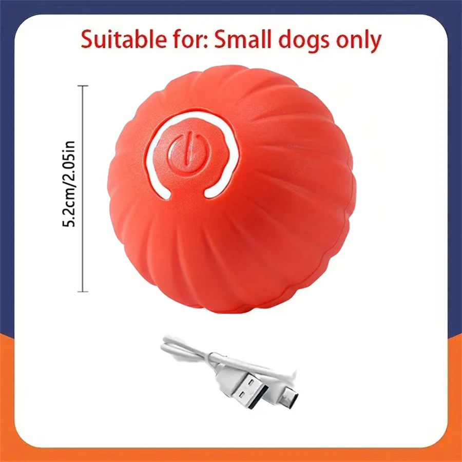 Pelota PetTumbly recargable por USB tipo C
