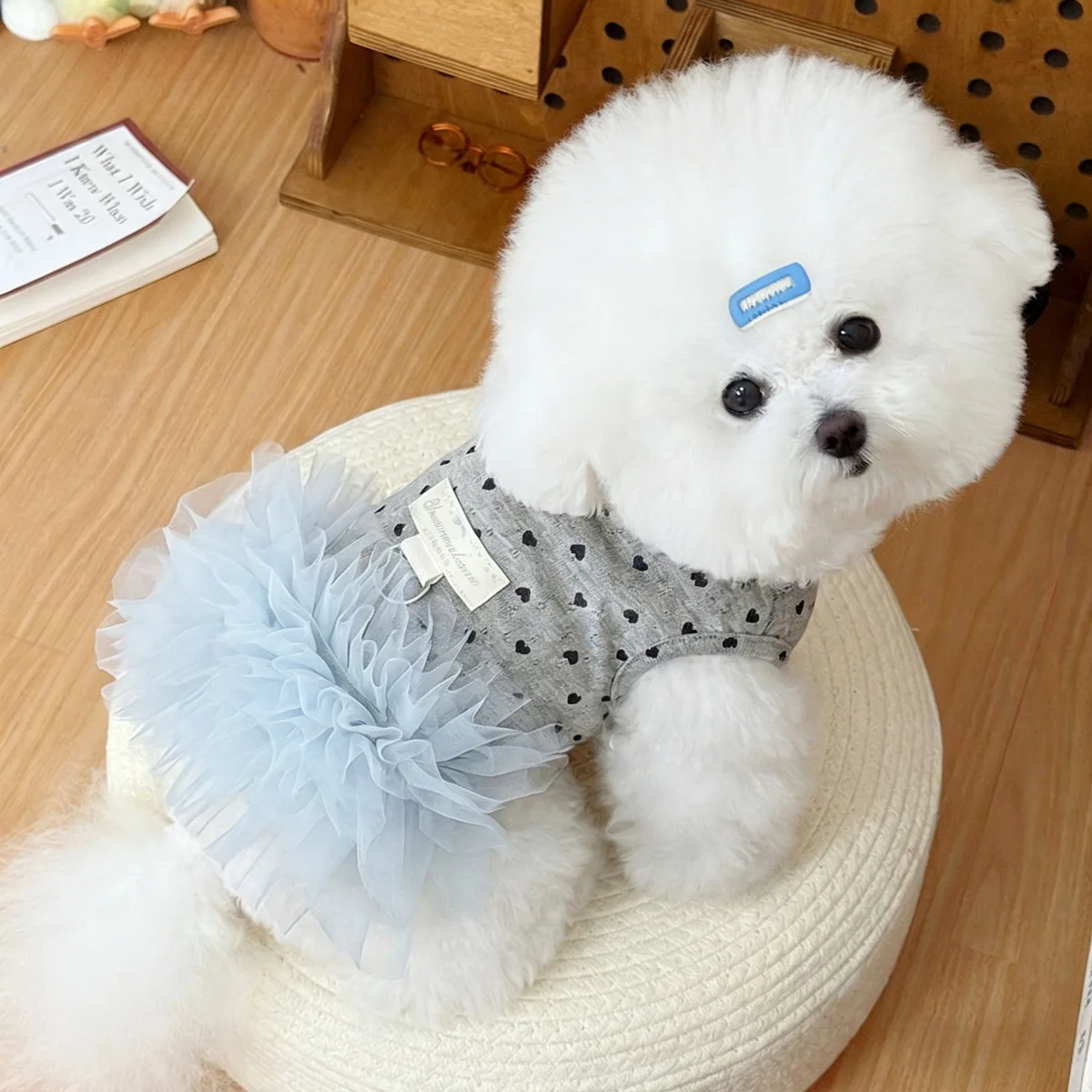 Vestido de malla transpirable para perro pequeño