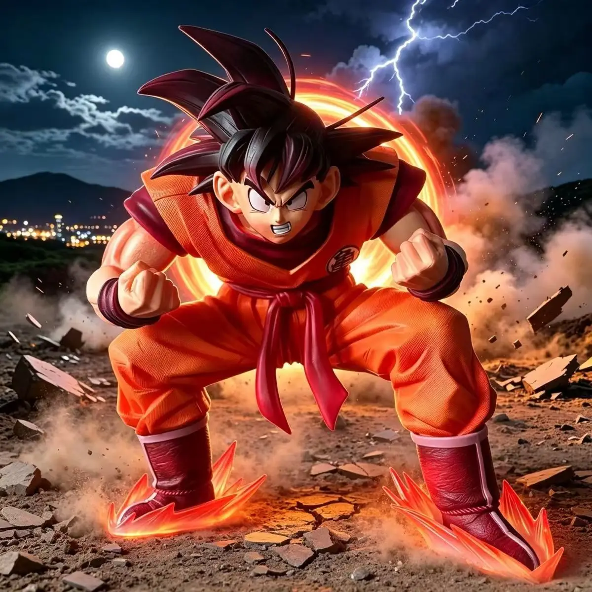 Dragon Ball: Figura coleccionable de Goku y Vegeta Kaioken - imagen 2