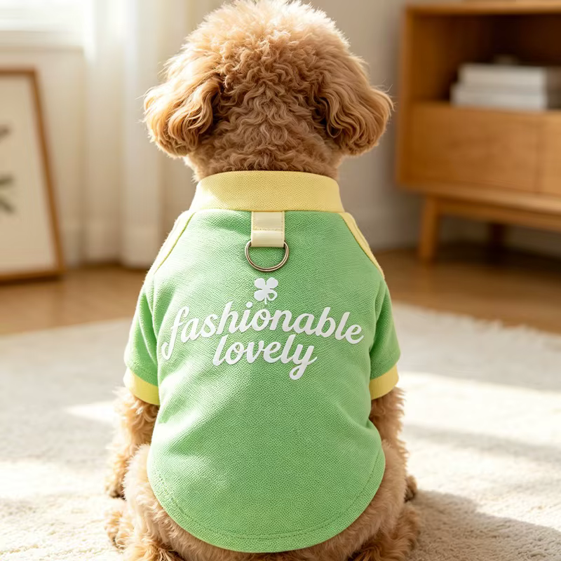 Camiseta de verano para perros y gatos – Top suave con letras - imagen 5
