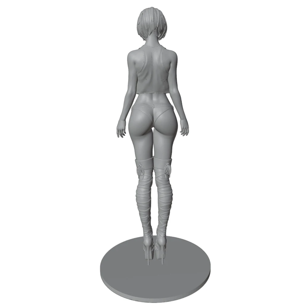 Kit modelo resina DIY miniatura gris impresa en 3D, sin montar - imagen 4