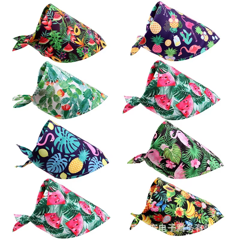 Bandana triangular con estampado flamenco para perros y gatos - imagen 4
