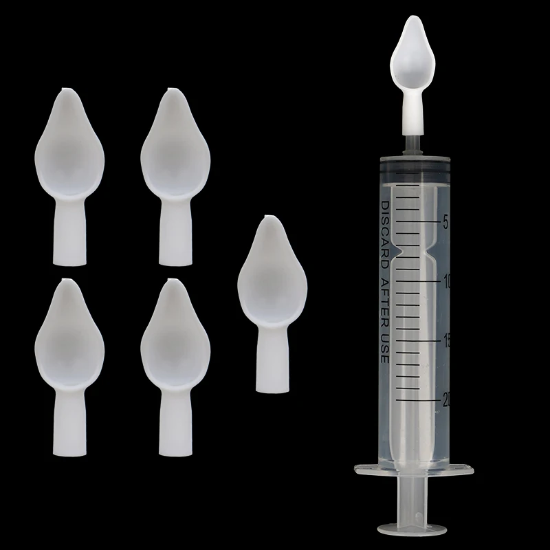 Jeringa con tubo conectado