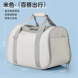 Bolsa de transporte cápsula espacial transpirable para perros y gatos