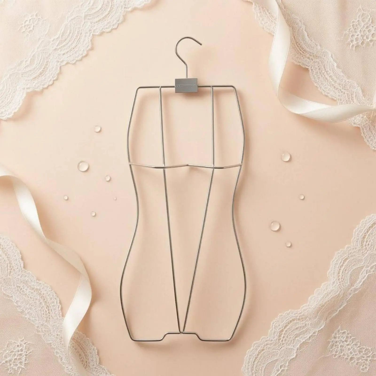 Percha en forma de cuerpo para colgar bañadores y ropa de mujer - imagen 2