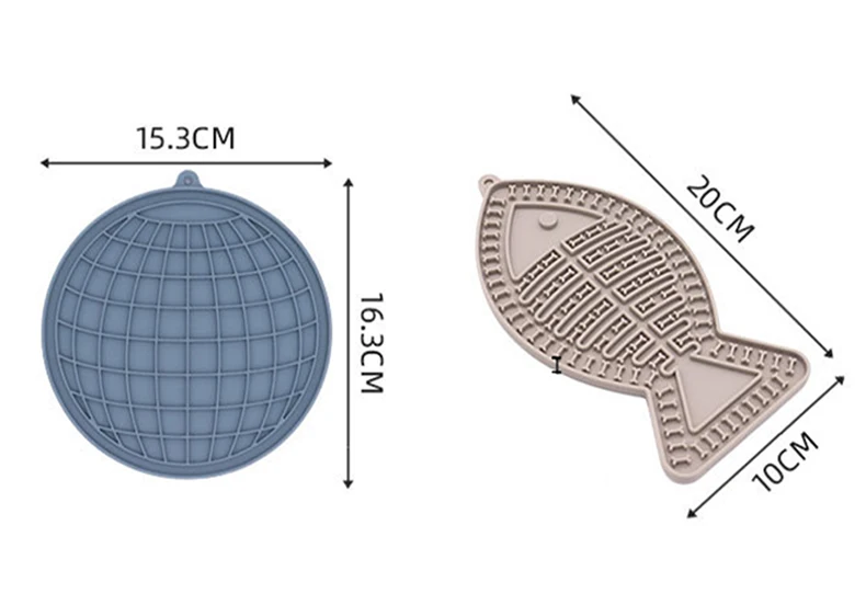Alfombrilla de silicona vista superior mostrando el diseño de surcos
