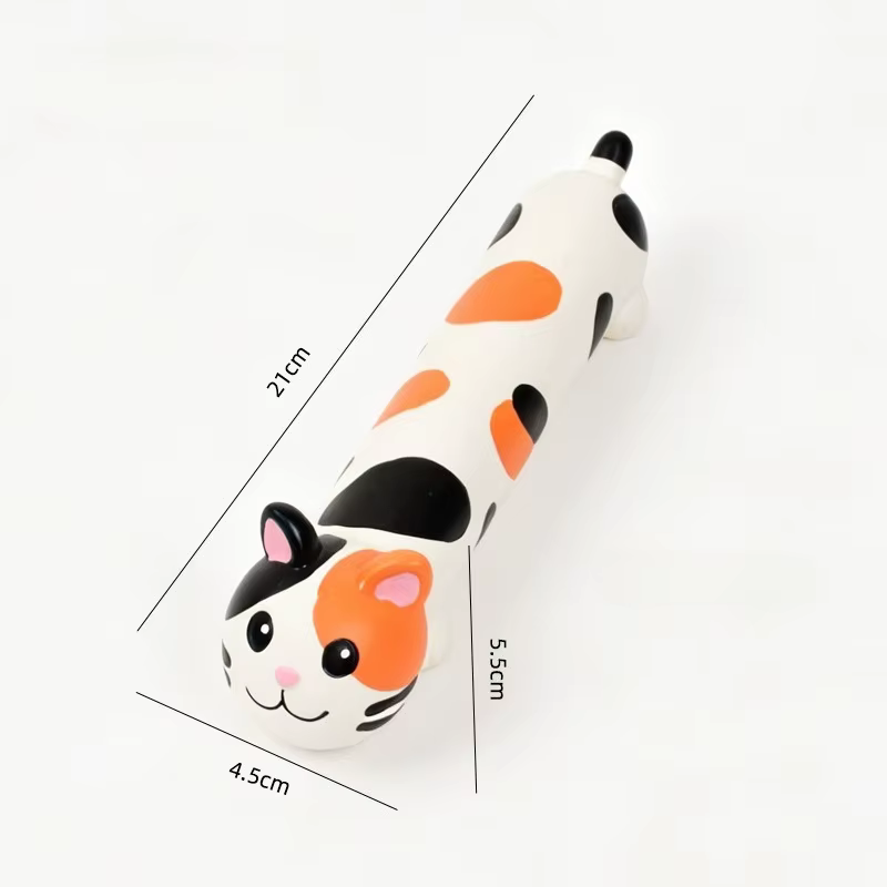Juguete interactivo de goma con sonido para masticar gatos y perros - imagen 2