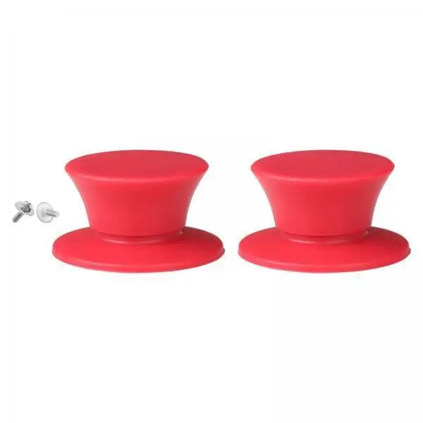 Pomo de silicona resistente al calor para tapas de olla y sartenes – Color rojo