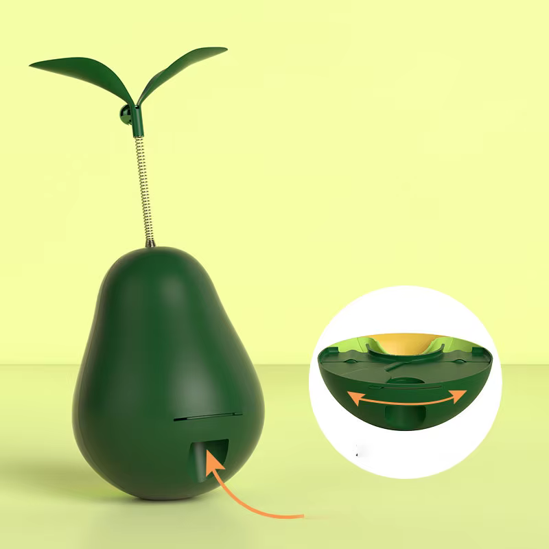 Juguete interactivo para gatos bola aguacate con premios dispensador - imagen 4