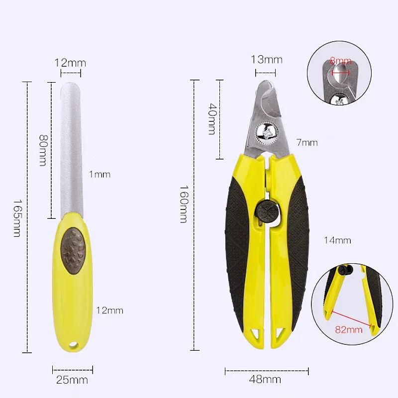 Cortauñas de acero inoxidable con diseño ergonómico