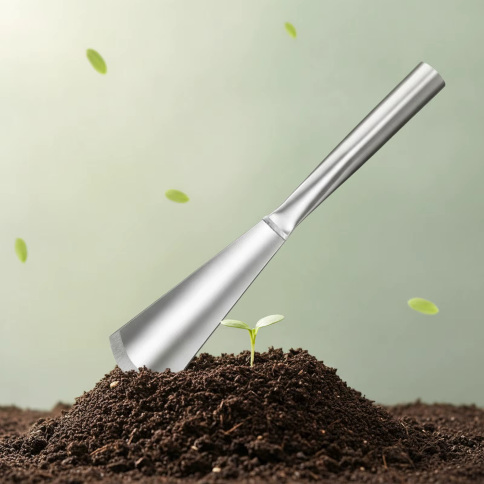 Pala para trasplantar resistente a la oxidación, herramienta de jardín