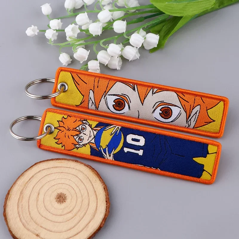 Llavero bordado Haikyuu kawaii de anime japonés de voleibol - imagen 3