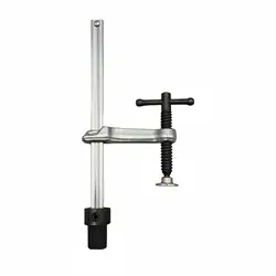 Abrazadera de mesa con trinquete tipo inserto, acero cromo-vanadio