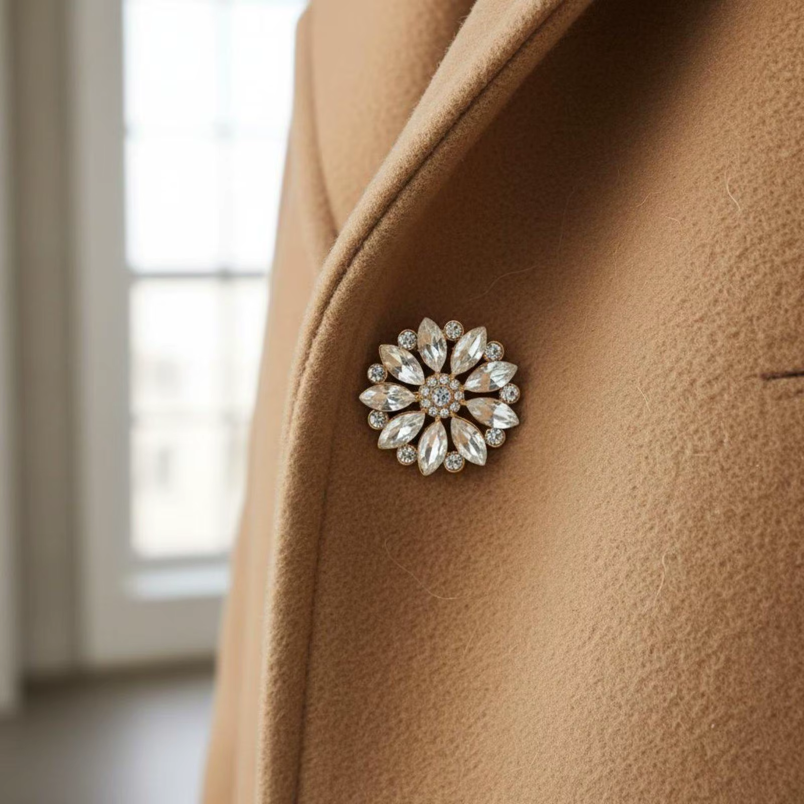 Botones de Cristal con Forma de Flor para Coser – Decorativos Grandes para Ropa - imagen 2