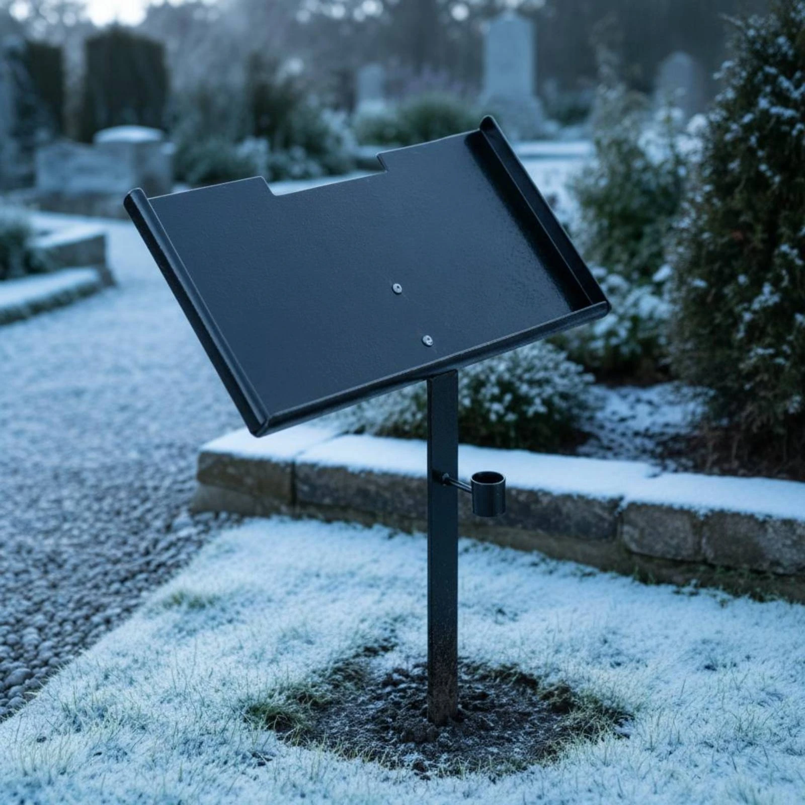 Soporte para placa conmemorativa para gatos y perros con drenaje - imagen 2