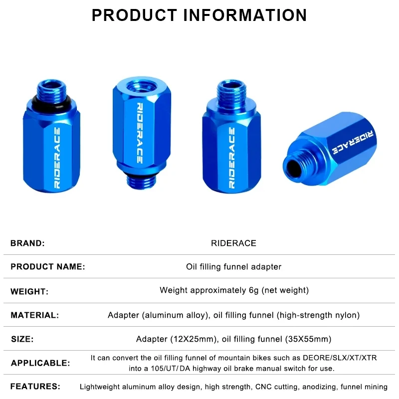 Adaptador de aluminio CNC para Shimano