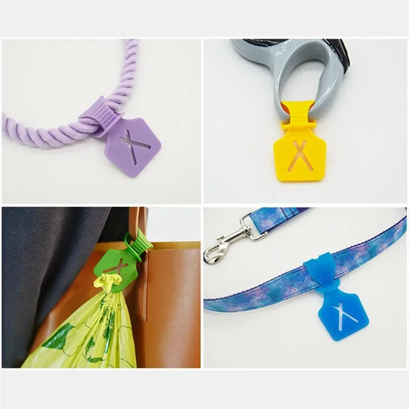 Dispensador bolsas caca perro – Clip silicona manos libres - imagen 5