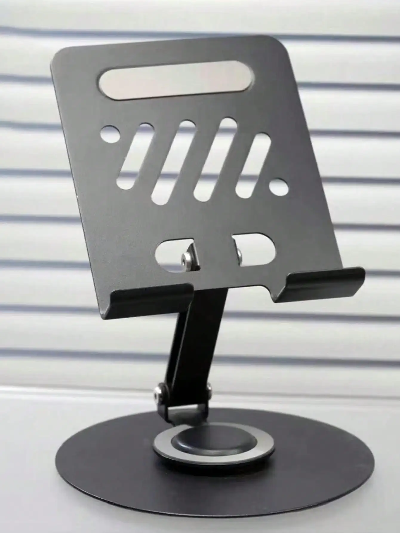 Soporte plegable metálico giratorio 360° universal para teléfono