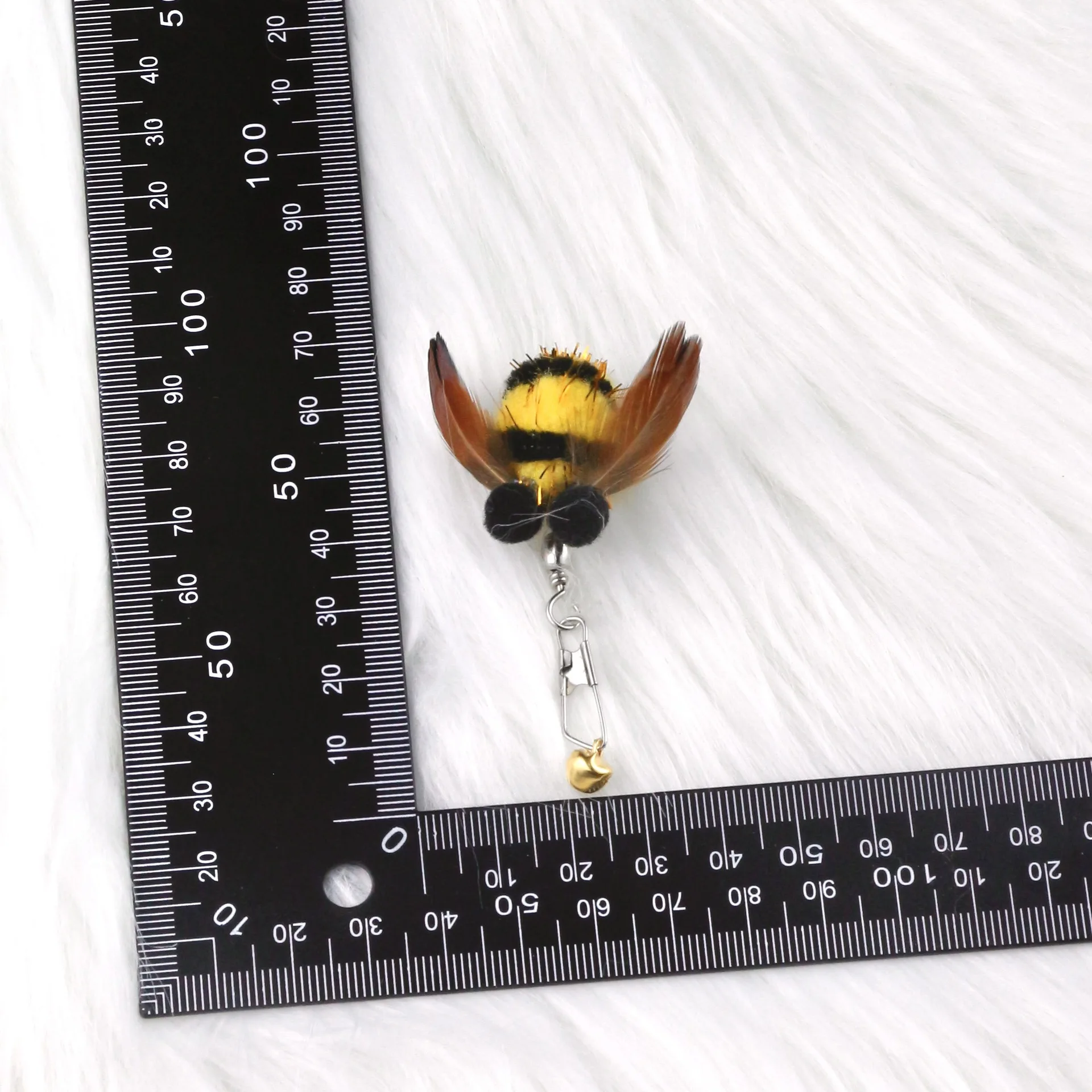 Juguete de peluche con plumas y cabeza reemplazable para gatos - imagen 2