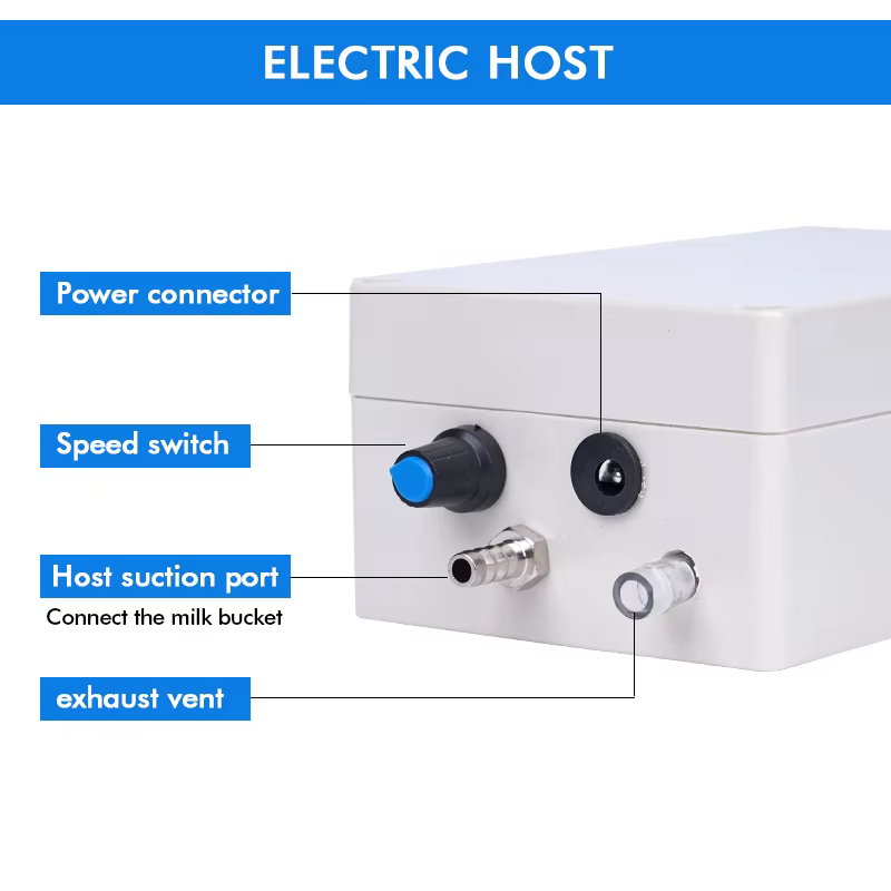 Vista lateral del equipo instalado