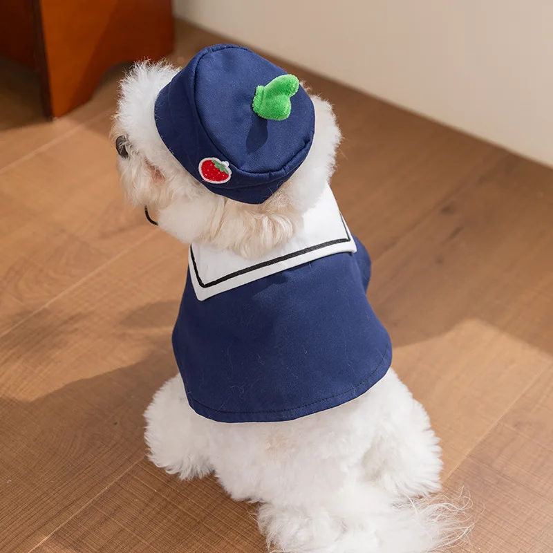 Conjunto completo de capa y gorro de marinero