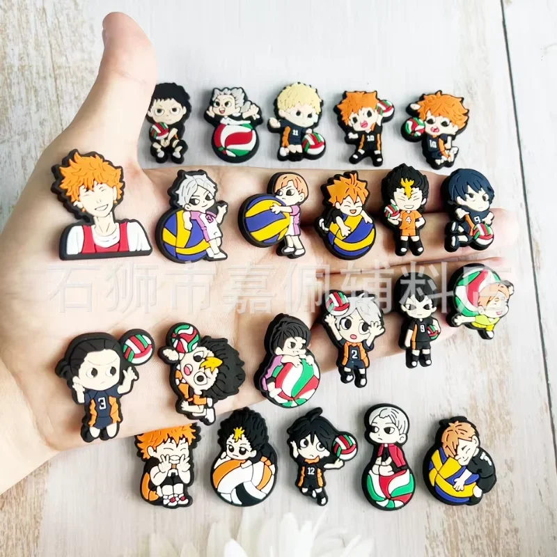 Accesorios PVC estilo anime para personalizar zuecos