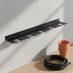 Colgador para Herramientas de Jardín – Soporte Antioxidación para Cobertizo